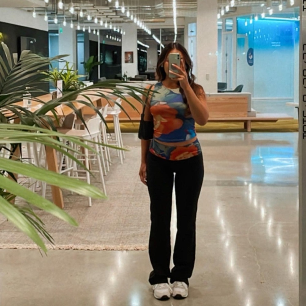 office siren blouse/slacks set